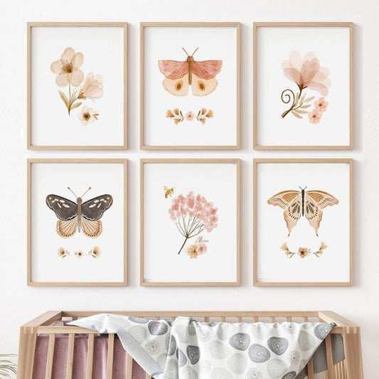 Boho Woodland Nursery Children Canvas Prints - Just Kidding Store