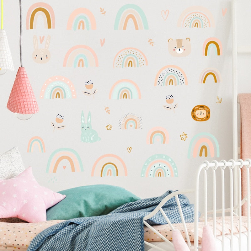 Happy Rainbow Wall Stickers