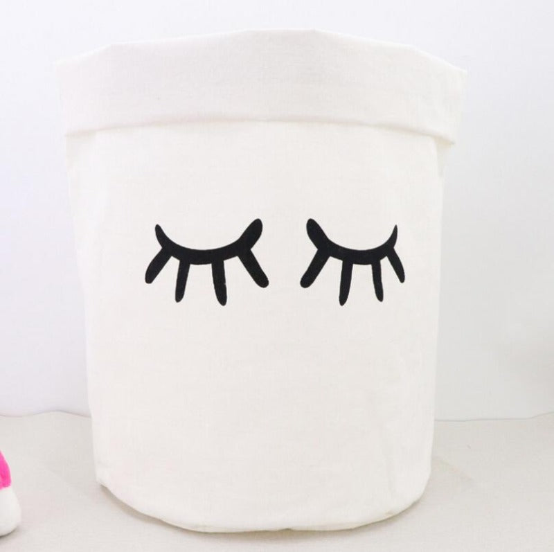 Folding Cotton Canvas Storage Bag - Miffy Bunny - Just Kidding Store
