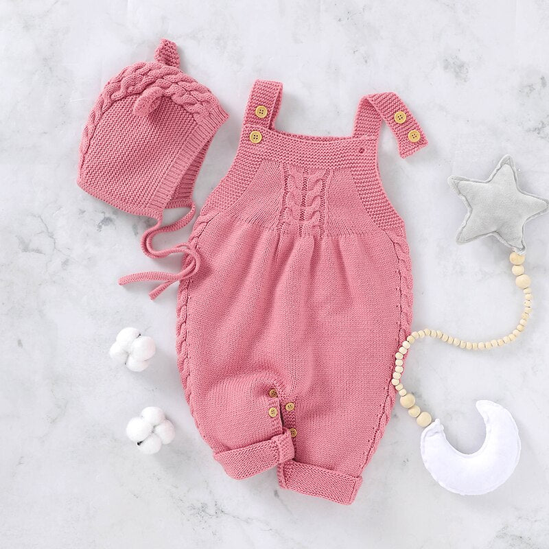 Knitted Toddler Infant Jumpsuit Set - Just Kidding Store