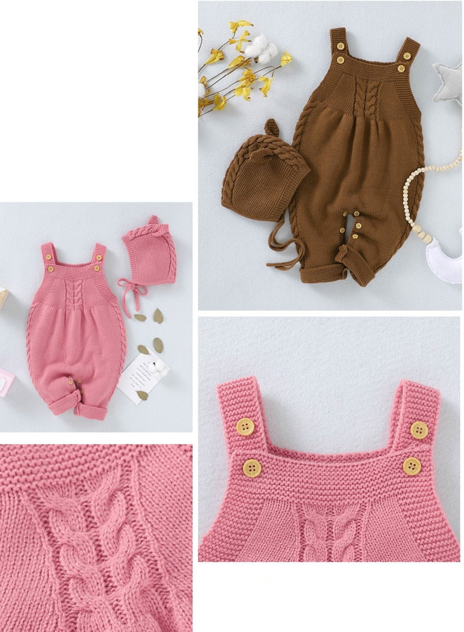 Knitted Toddler Infant Jumpsuit Set - Just Kidding Store