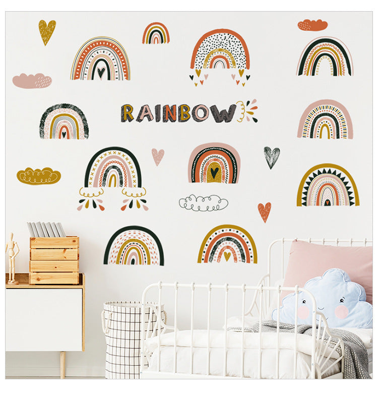 Happy Rainbows Wall Stickers - Just Kidding Store