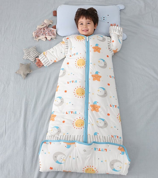 Sleeping Anti-Kick Bag - Detachable Sleeves Sleepsack - Just Kidding Store