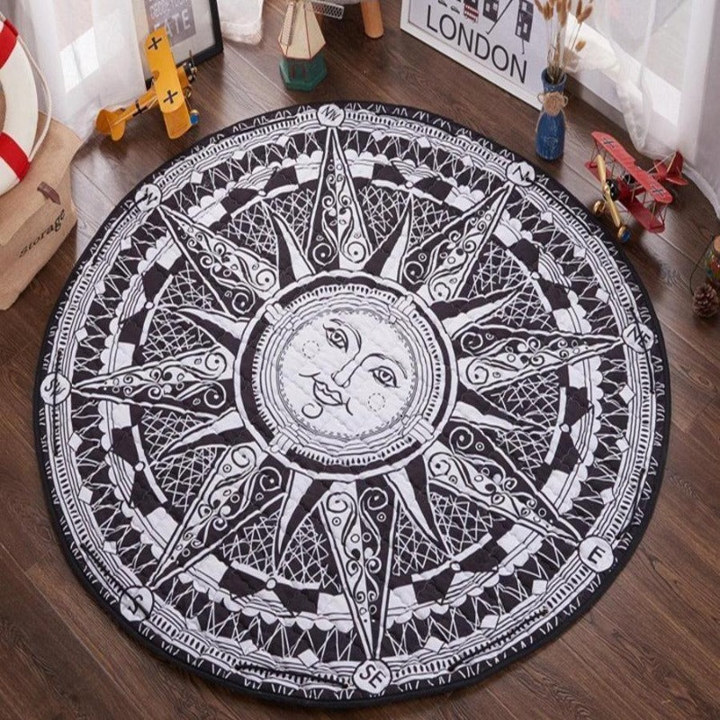Activity Play Mat - Toy Storage - Boho Sun - Just Kidding Store