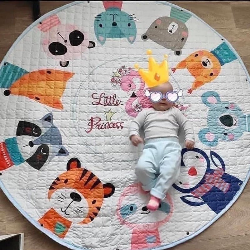 Baby Toddler Kids Activity Play Mat Toy Storage Bag Pouch Little Princess Just Kidding Store