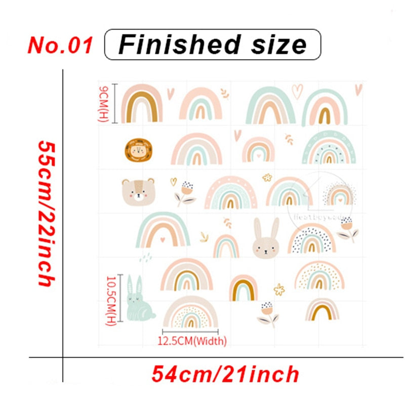 Happy Rainbow Wall Stickers