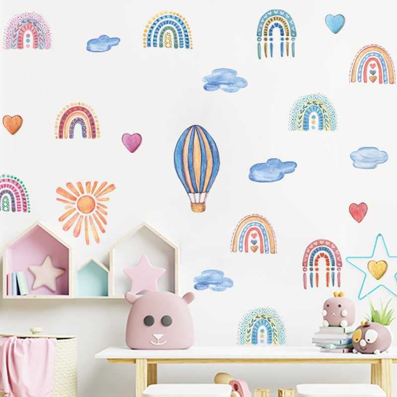 Happy Rainbow Wall Stickers