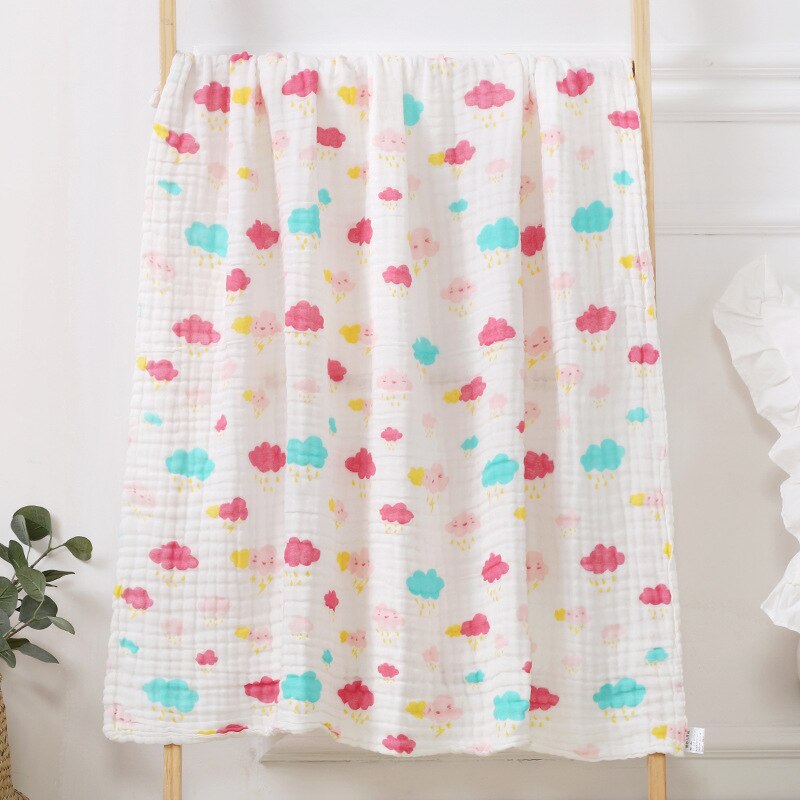 6 Layers Bamboo Cotton Blanket - Baby Swaddle Wrap - Just Kidding Store