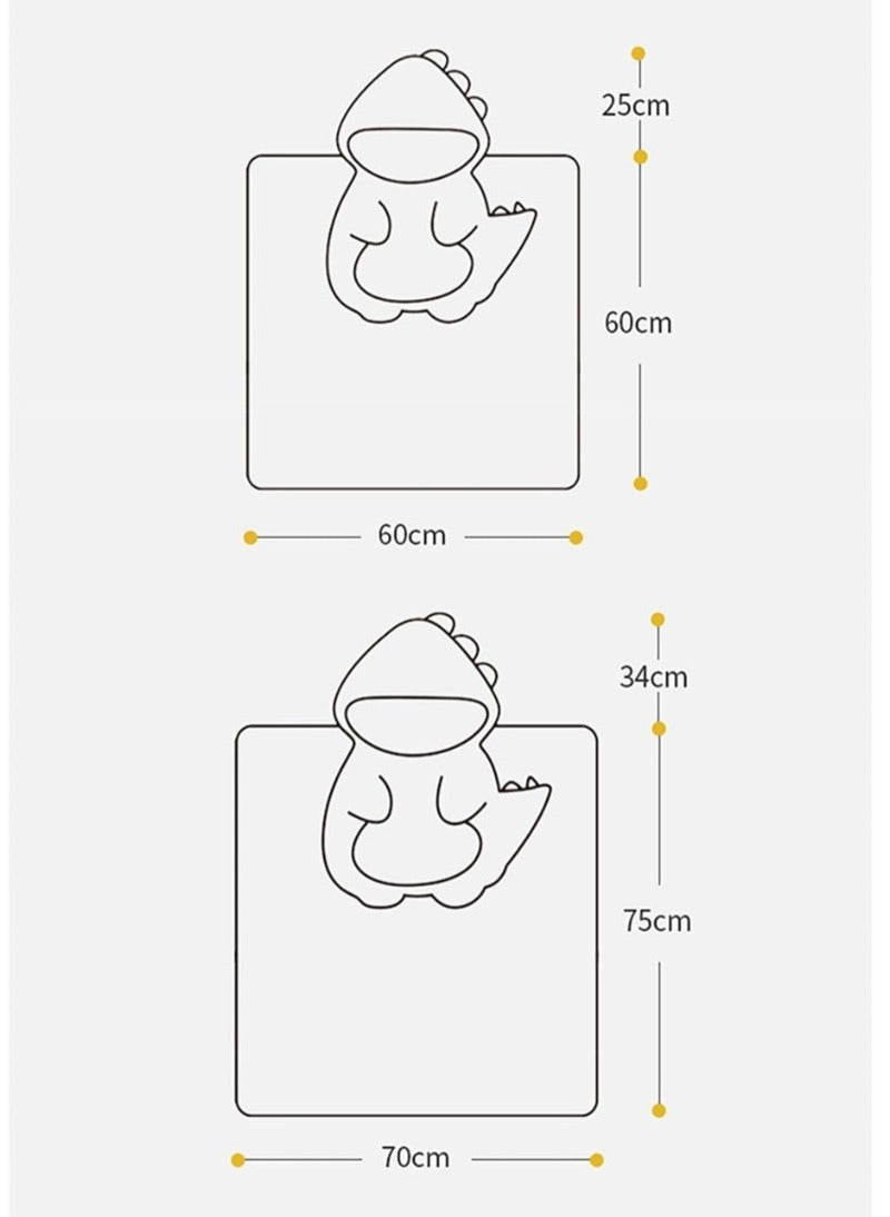 Bath Towel Cloak - Antibacterial Hooded Bathrobe - Just Kidding Store