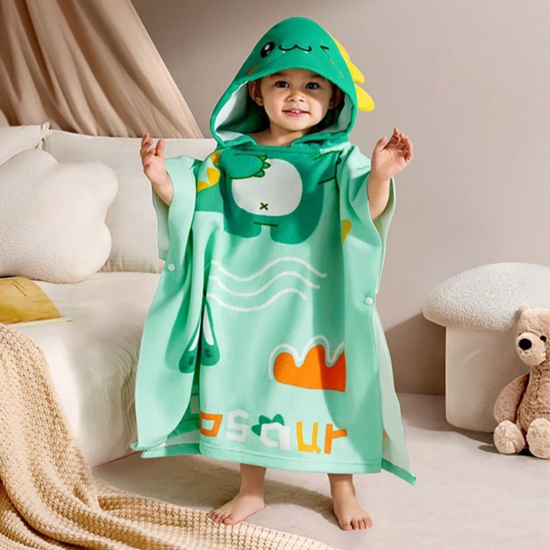 Bath Towel Cloak - Antibacterial Hooded Bathrobe - Just Kidding Store