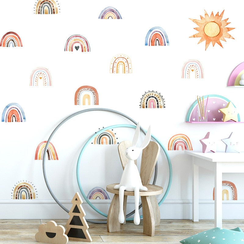 Happy Rainbow Wall Stickers