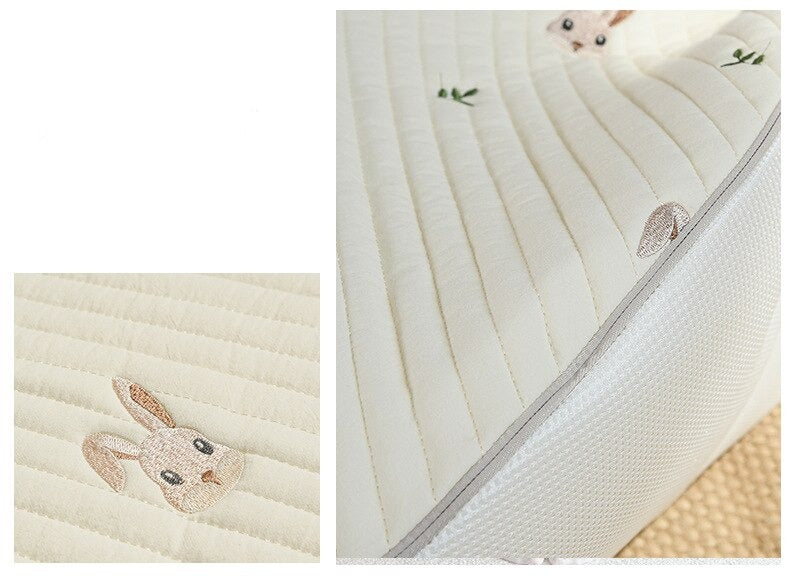 Embroidered Play Mat - Forest Bunny - Just Kidding Store
