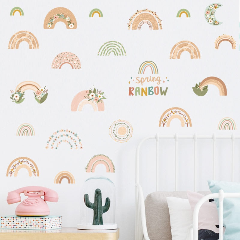 Happy Rainbow Wall Stickers