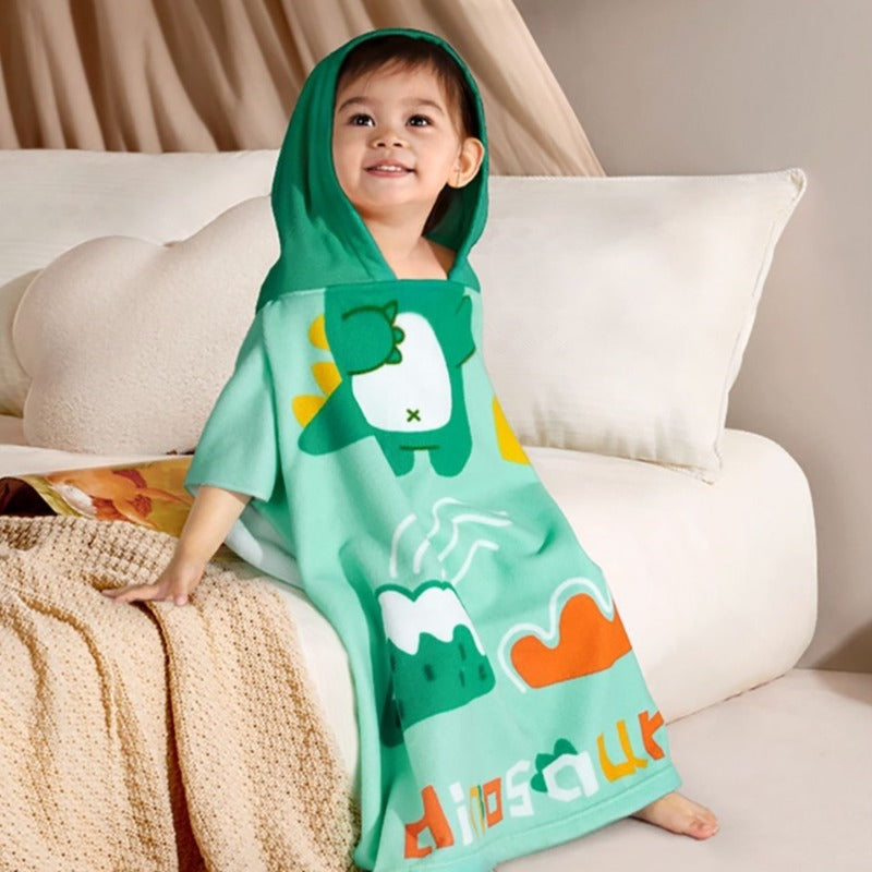 Bath Towel Cloak - Antibacterial Hooded Bathrobe - Just Kidding Store