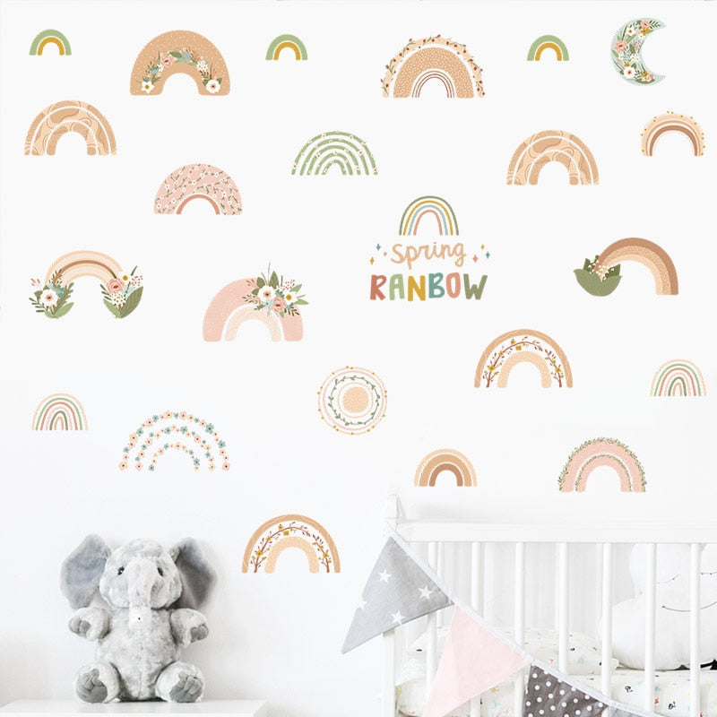 Happy Rainbow Wall Stickers
