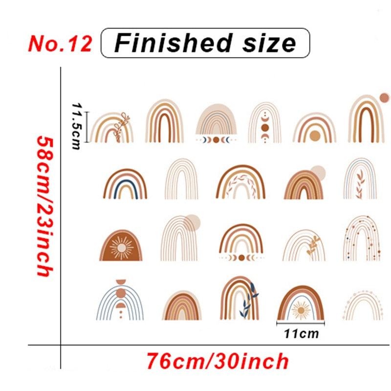 Happy Rainbow Wall Stickers