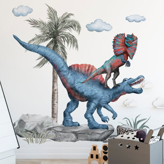 Watercolor Dinosaurs Wall Decals - Just Kidding Store