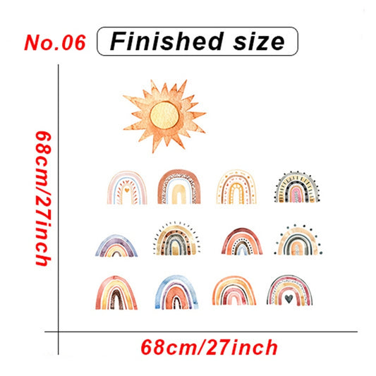 Happy Rainbow Wall Stickers