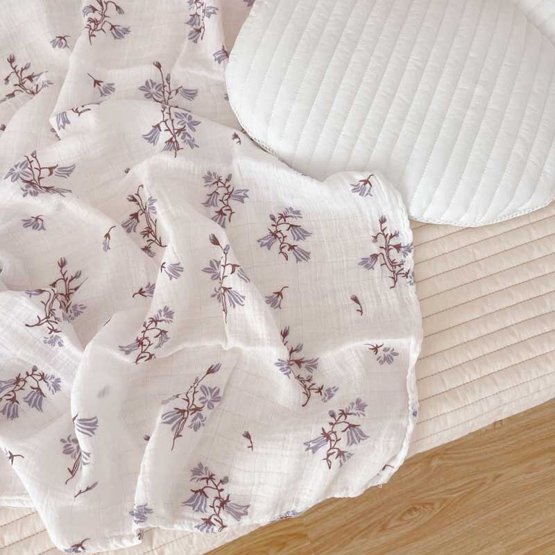 2 Layers Cotton Bamboo Baby Swaddle Wrap - Just Kidding Store