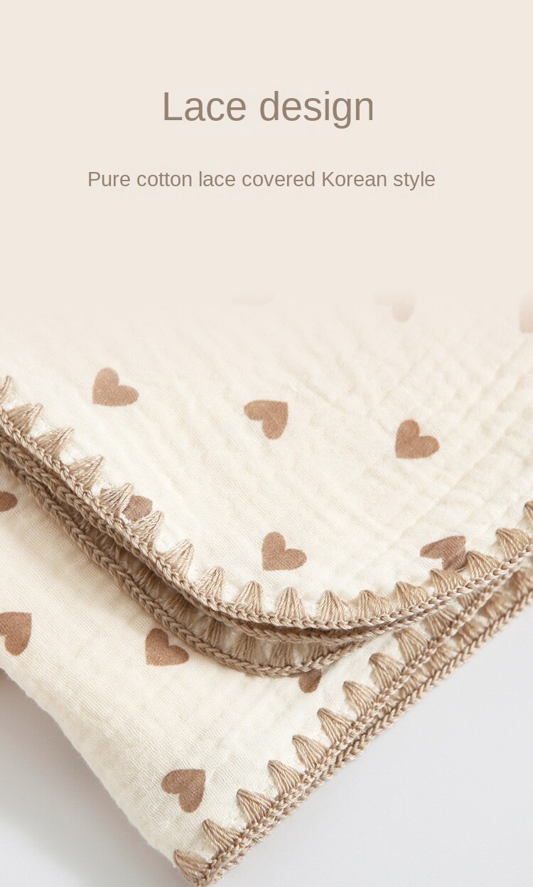 4 Layers Cotton Muslin Oversized Swaddle Blanket - Just Kidding Store