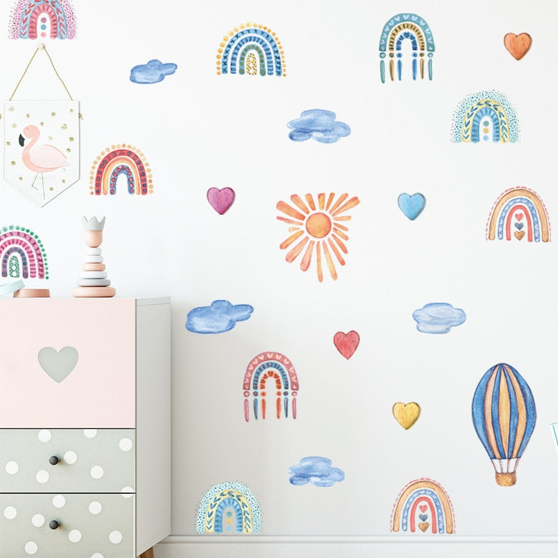 Happy Rainbow Wall Stickers