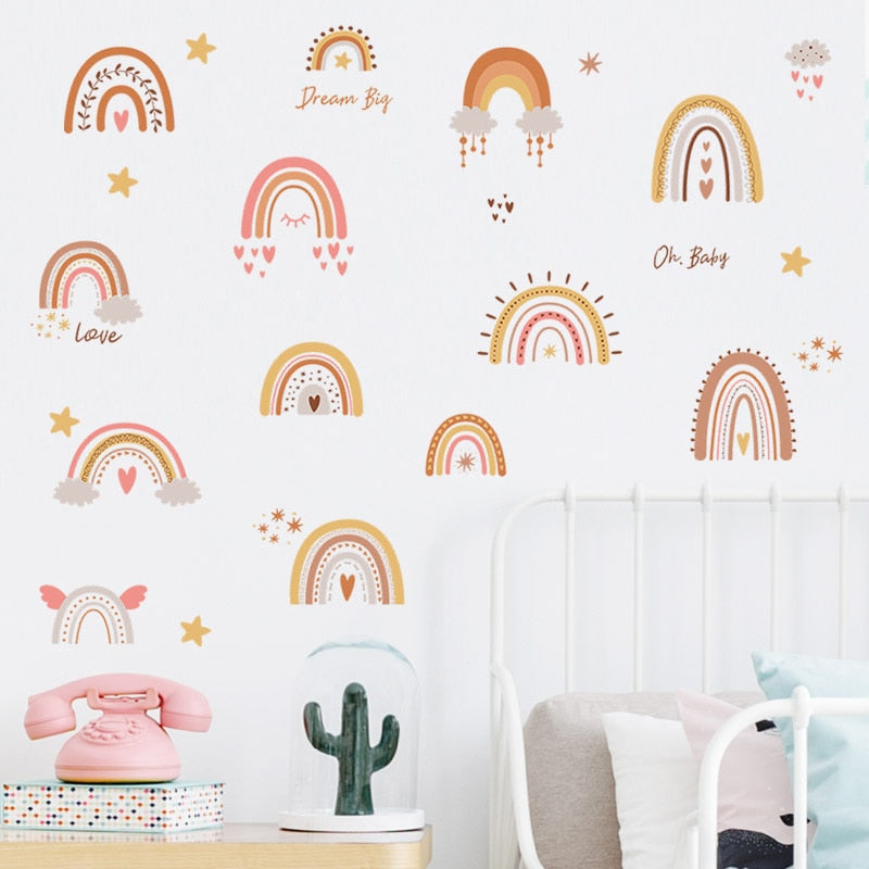 Happy Rainbow Wall Stickers