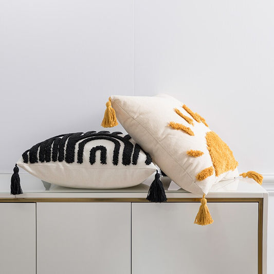 Boho Handmade Tufted Cushion Cover - Just Kidding Store