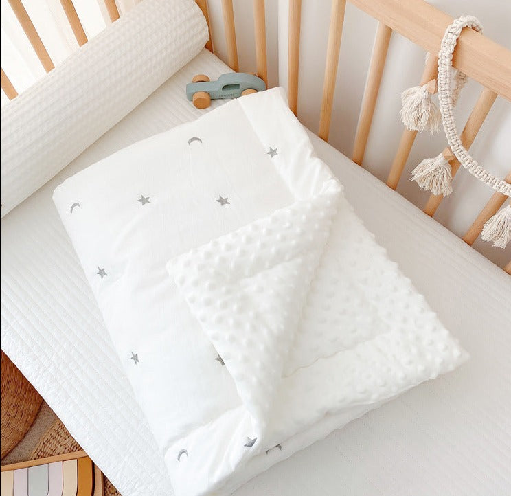 Embroidered Winter Cotton Bed Cover