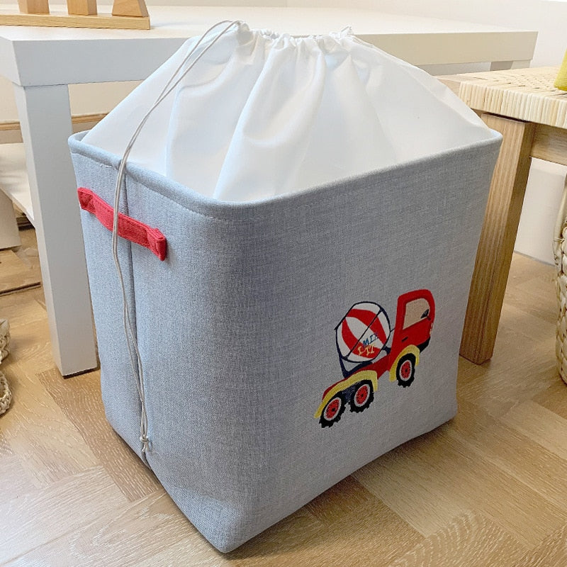 Cartoon Truck Toy Storage Baskets - Just Kidding Store