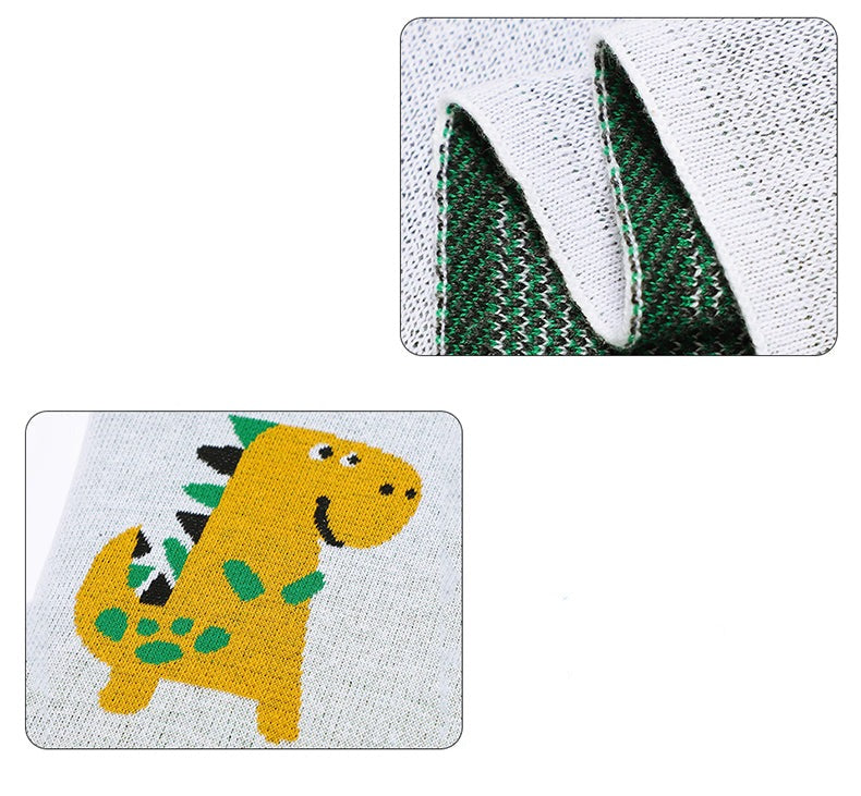 Baby Dinosaur Cotton Knitted Blanket - Just Kidding Store