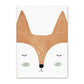Woodland Nursery Canvas Prints - Deer Fox Rabbit Bear Hedgehog - Just Kidding Store