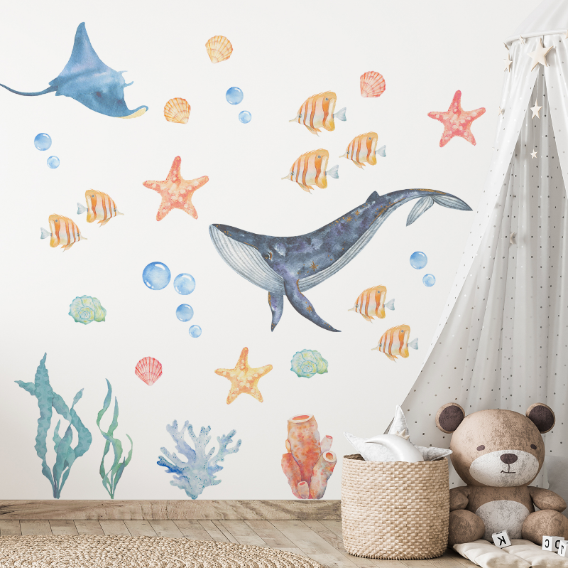 Underwater World Wall Decals - Just Kidding Store