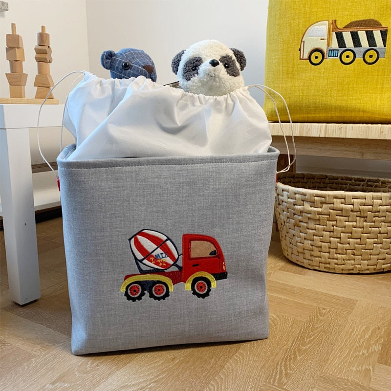 Cartoon Truck Toy Storage Baskets - Just Kidding Store