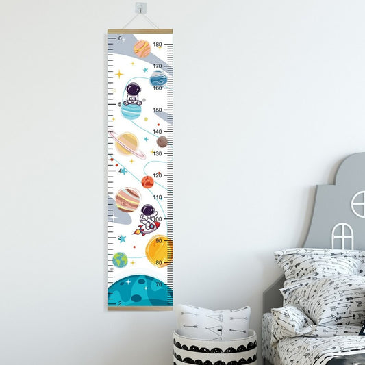 Spaceman Kids Growth Chart - Height Measure Ruler - Just Kidding Store