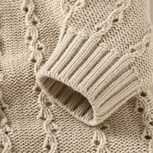 Hooded Knitted Baby Romper Jumpsuit - Just Kidding Store