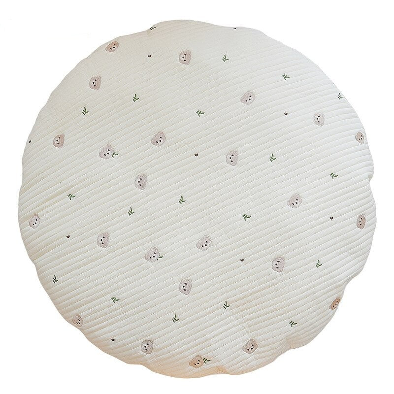 Embroidered Play Mat - Forest Bunny - Just Kidding Store