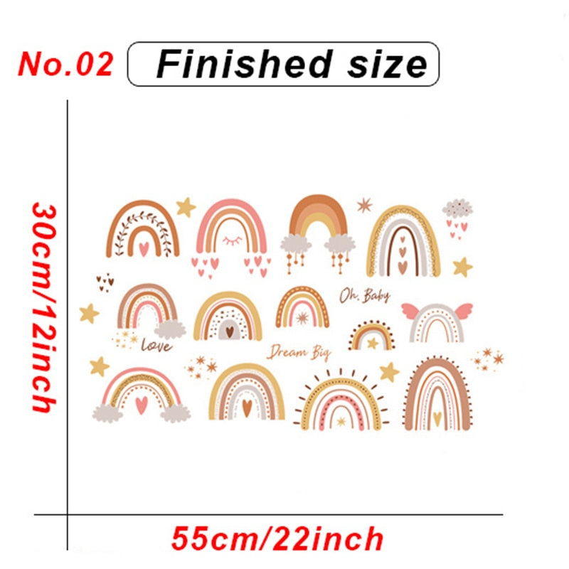 Happy Rainbow Wall Stickers