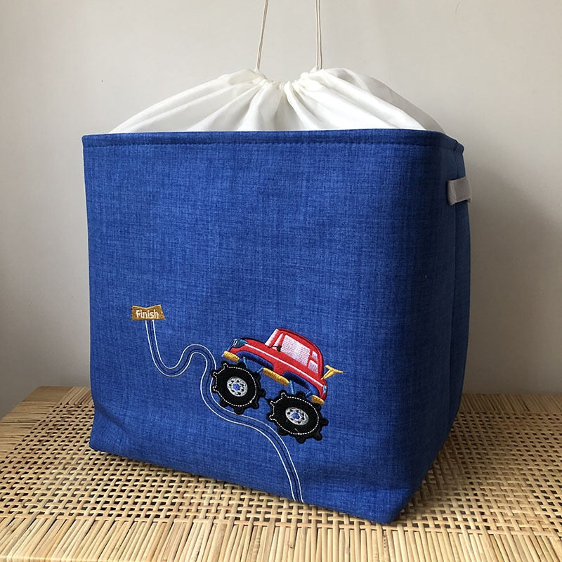 Cartoon Truck Toy Storage Baskets - Just Kidding Store