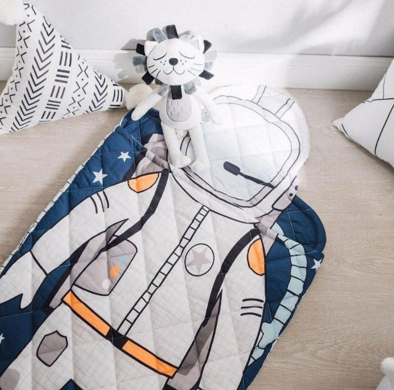 Kids Spaceman Sleeping Bag - Astronaut Sleeping Sack - Just Kidding Store