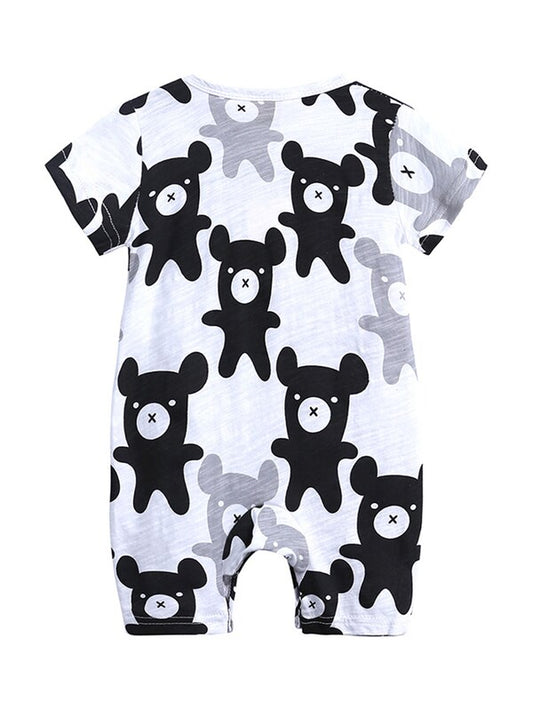 Mini Bear Baby Toddler Kids Summer Romper - Just Kidding Store