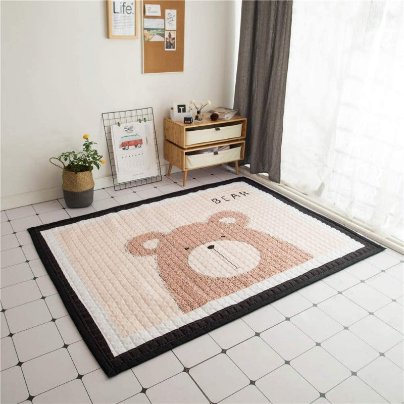 Oversized Kids Play Mat - Quilted Anti Skid Carpet - Just Kidding Store