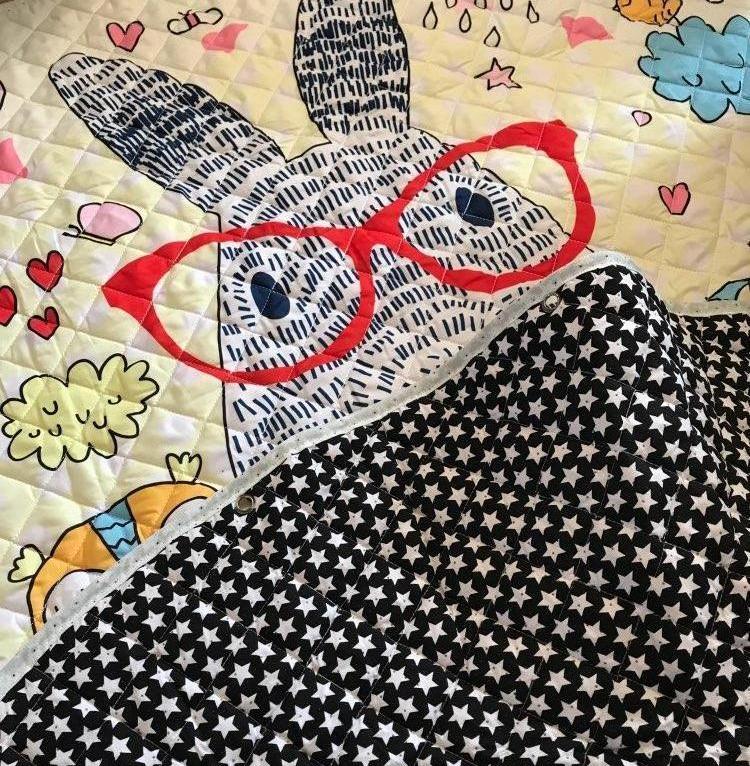 Big Bunny Activity Play Mat - Toy Storage - Just Kidding Store