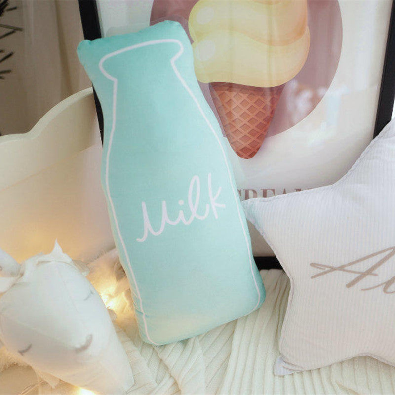 Milk Bottle Plush Cushion KIds Milk Bottle Pillow - Just Kidding Store