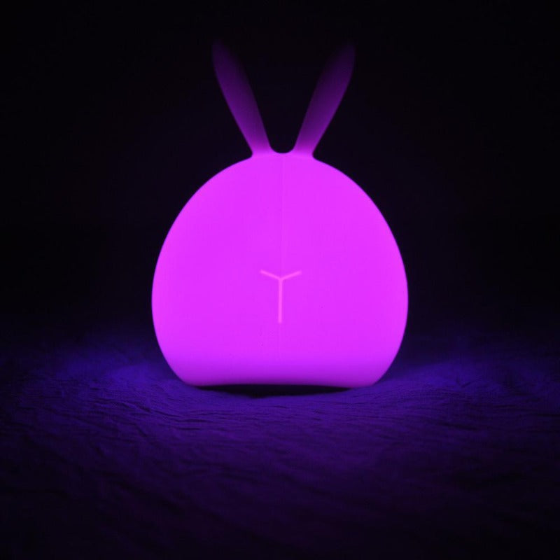 Bunny Night Light - Silicone Rabbit Kids Light - Just Kidding Store