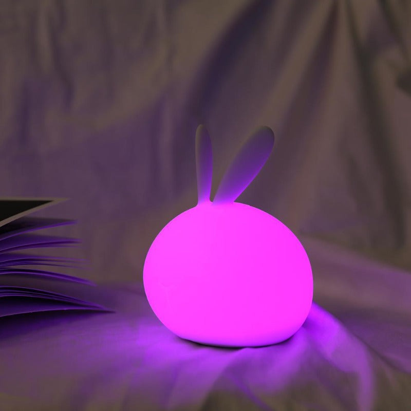 Bunny Night Light - Silicone Rabbit Kids Light - Just Kidding Store