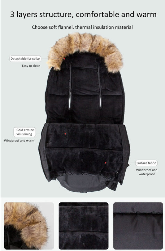 Stroller Footmuff - Winter Thick Pram Envelope