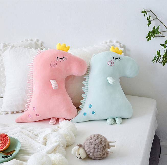 Dinosaur Plush Pillow - Stuffed Cushion - Just Kidding Store