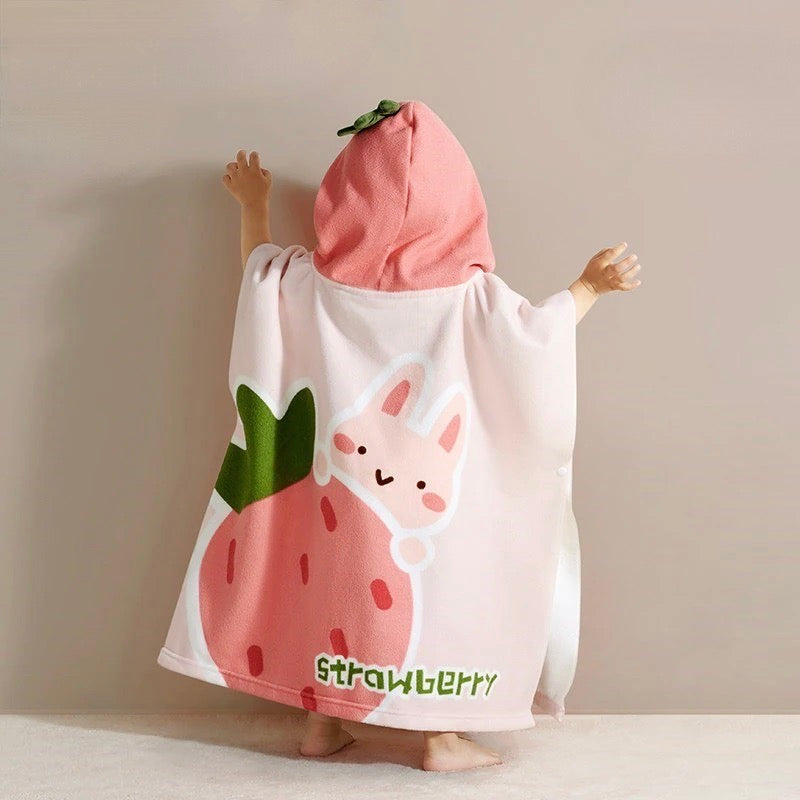 Bath Towel Cloak - Antibacterial Hooded Bathrobe - Just Kidding Store