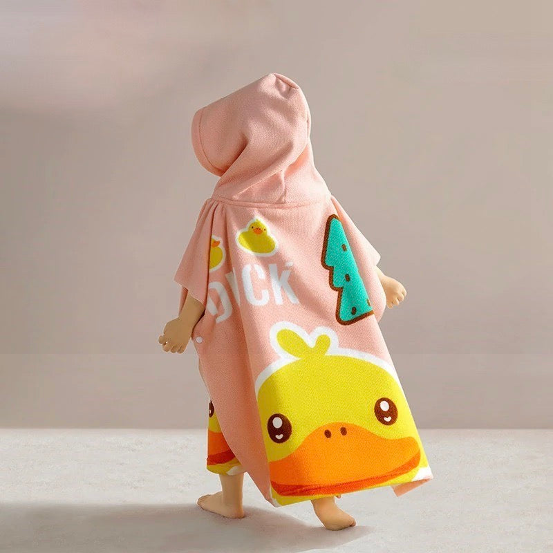 Bath Towel Cloak - Antibacterial Hooded Bathrobe - Just Kidding Store
