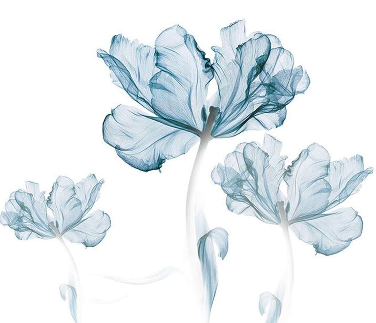 Blue Floral Wall Sticker - Just Kidding Store